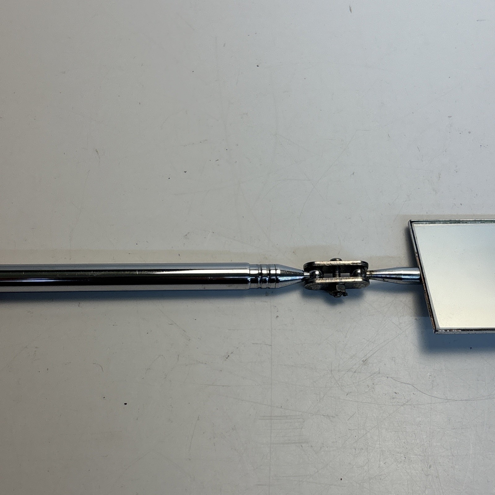 Vintage Telescoping Inspection Mirror Articulating Head 19-1/2” Extends