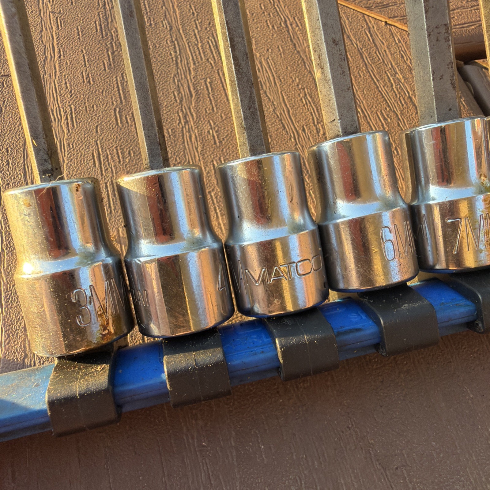 MATCO 8 PIECE 3/8″ DRIVE METRIC MID-LENGTH BALL HEX BIT SOCKET DRIVER SET