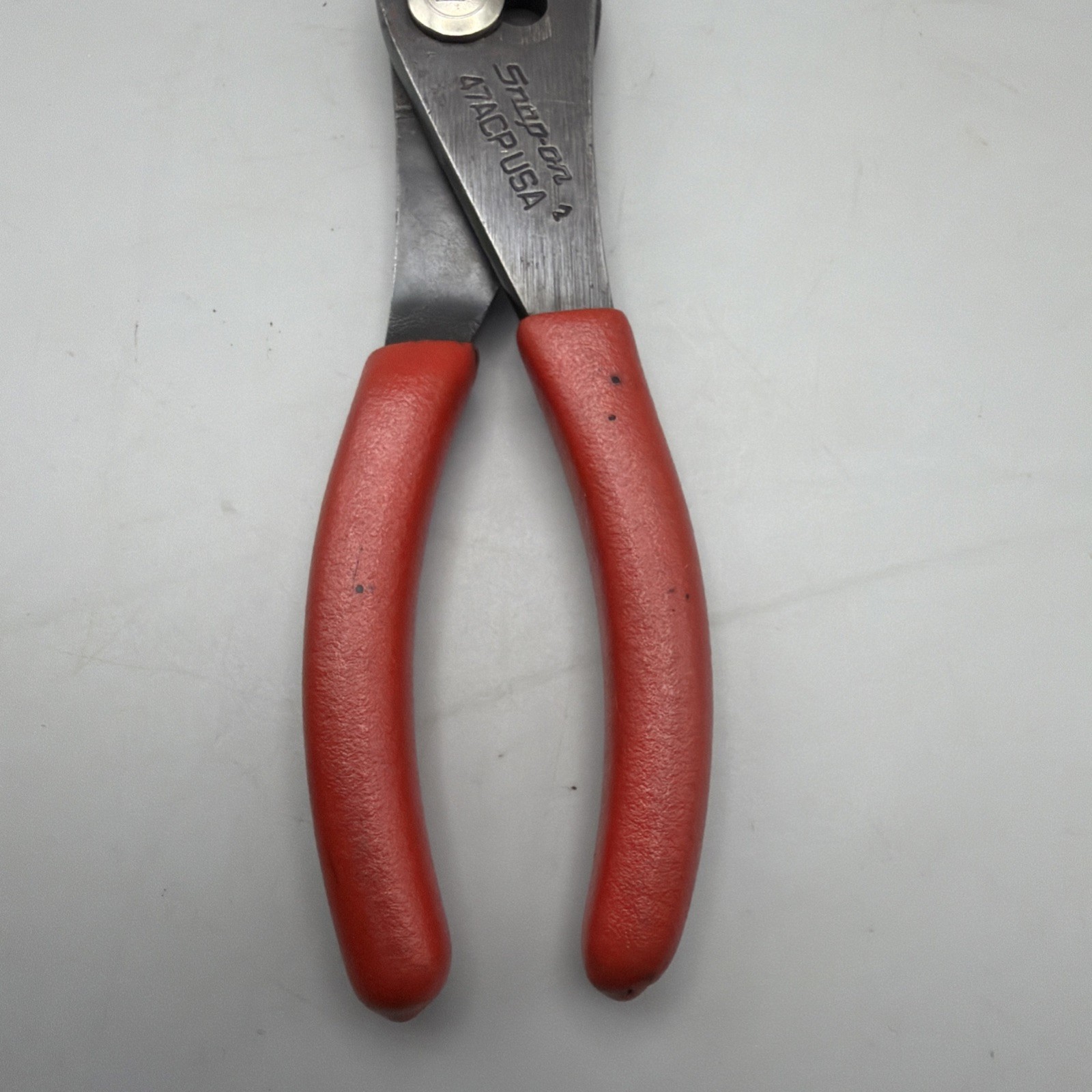 Snap on 47ACP 7.5″ Slip Joint Red Handle Pliers USA