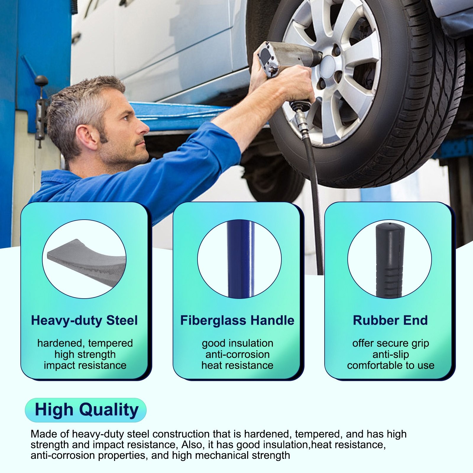 Replace for 35429 Tire Bead Breaker Wedge Tire Hammer 32 in