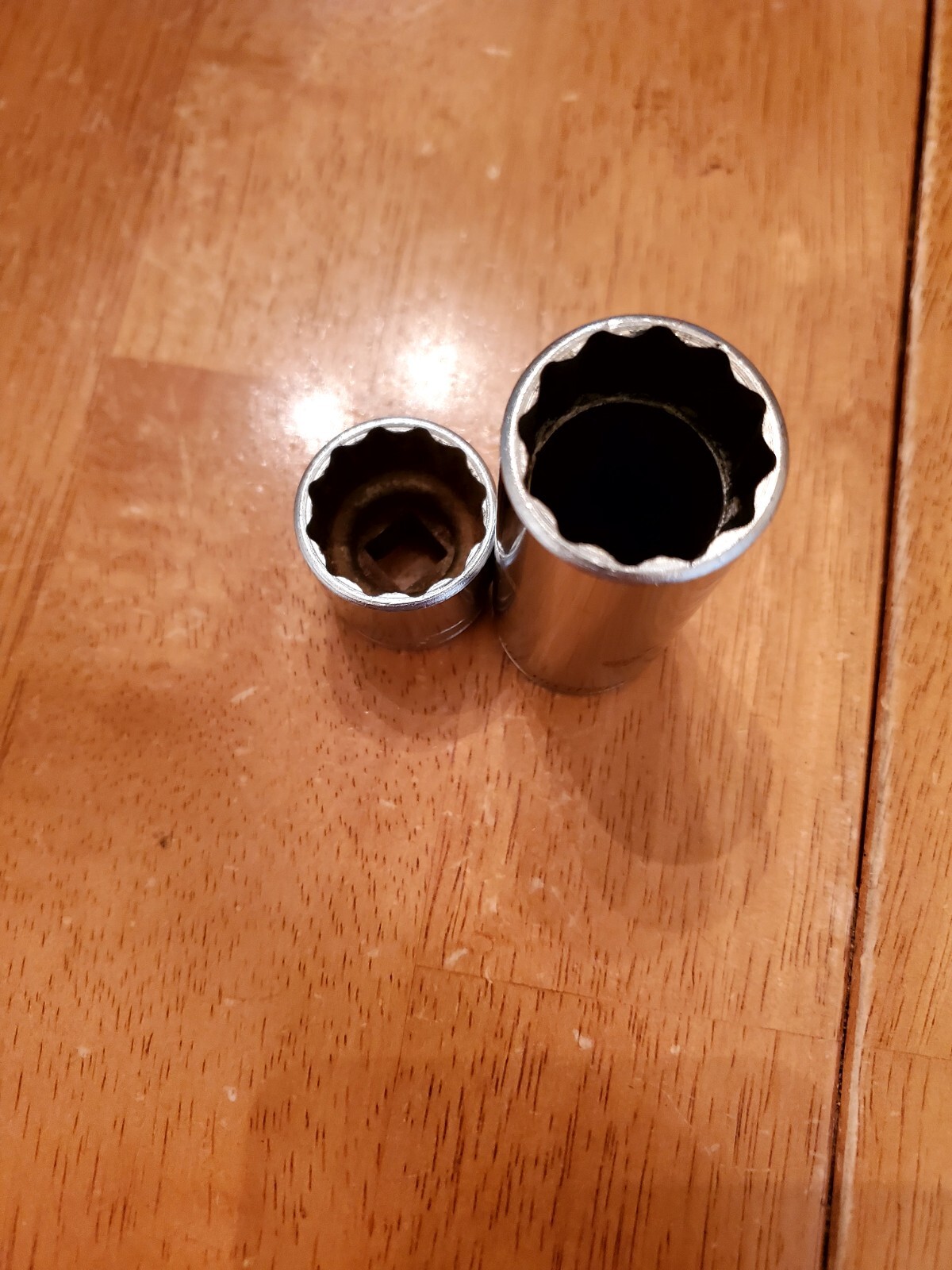 Snap On 3/8 Drive 7/8 12Pt Shallow Deep Sockets Lot Of 2