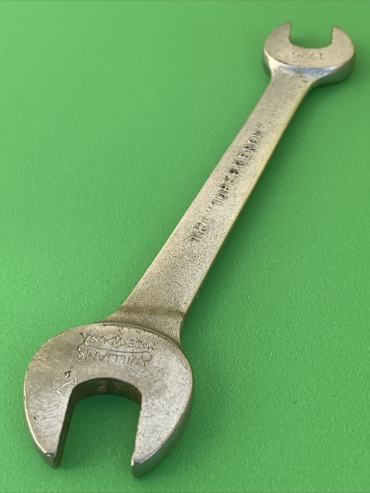 Williams Tools SUPERRENCH USA Open End Wrench SAE Sizes 1/2″ x 7/16″ Model 1725