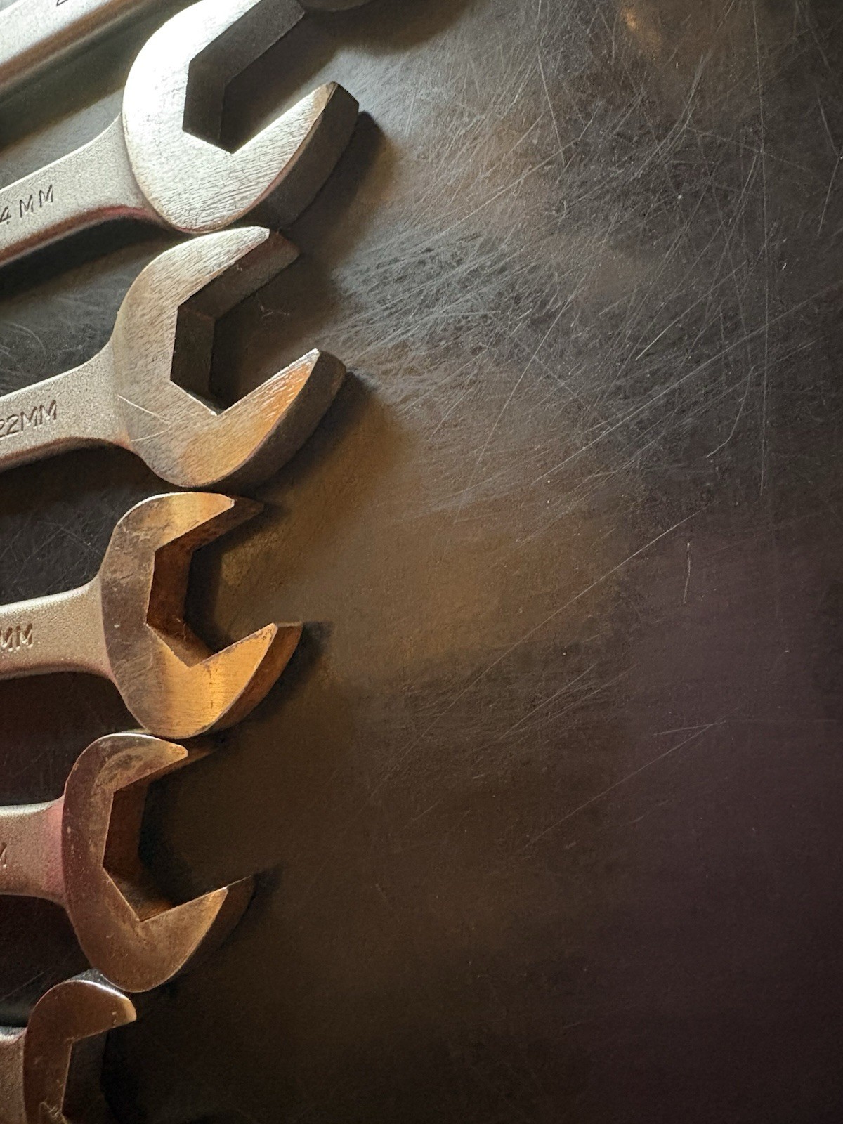 Vintage Bonney Wrench Set With Sleeve Case *missing one*