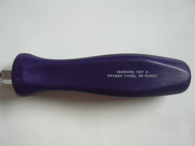 Snap-on SDDP63IRA RARE DARK PURPLE #3 Phillips Hard Handle Screwdriver [Used]