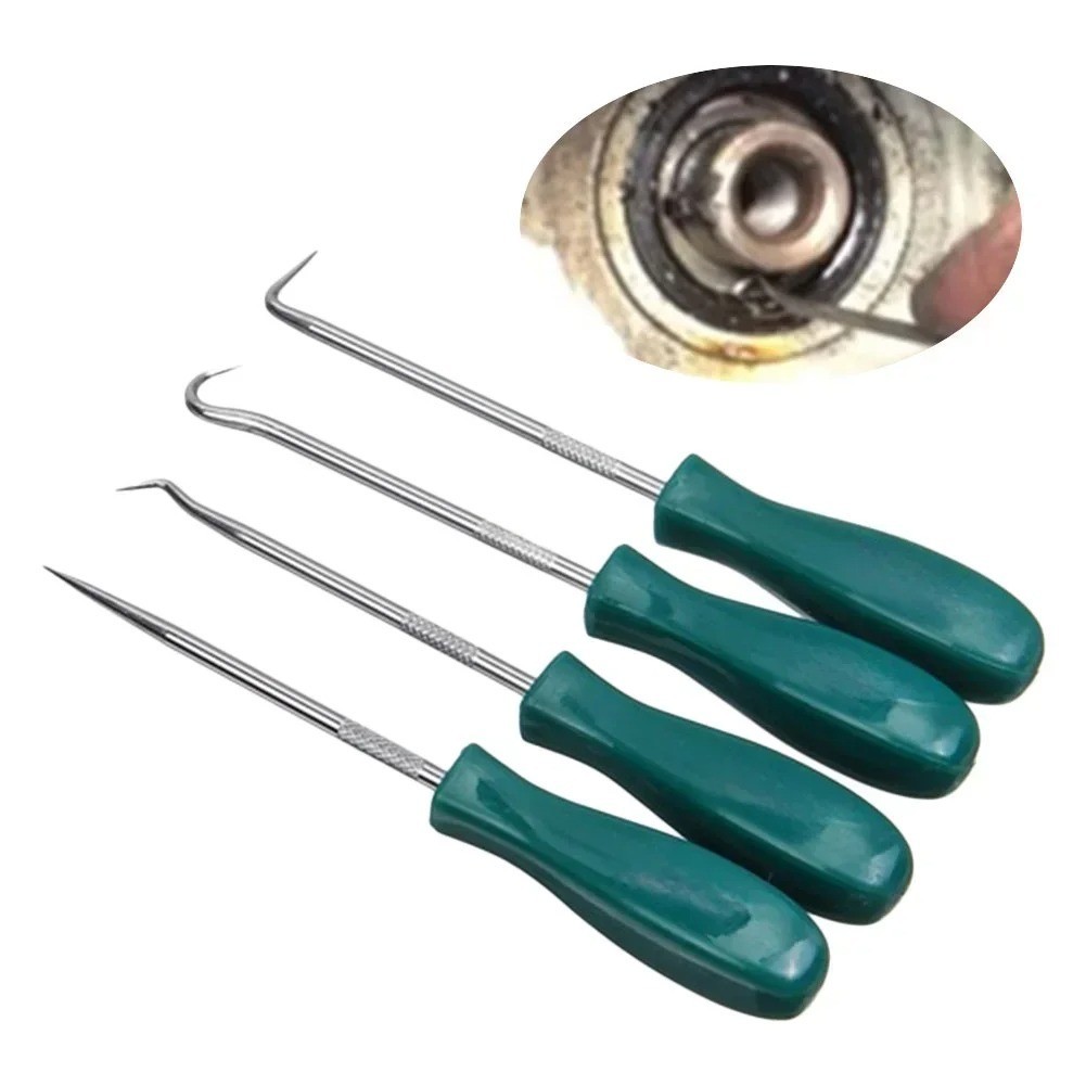 4PCS Oil Seal Pick Hook Set Screwdrivers Mechanics Garage Auto Repair Tools