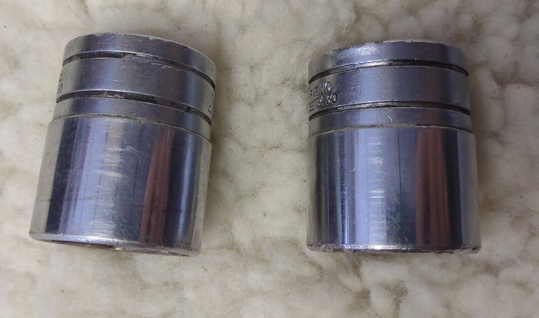 2-Snap On 1/2″ Drive 15/16″ Shallow 6pt +12pt Sockets TW301 and sw301
