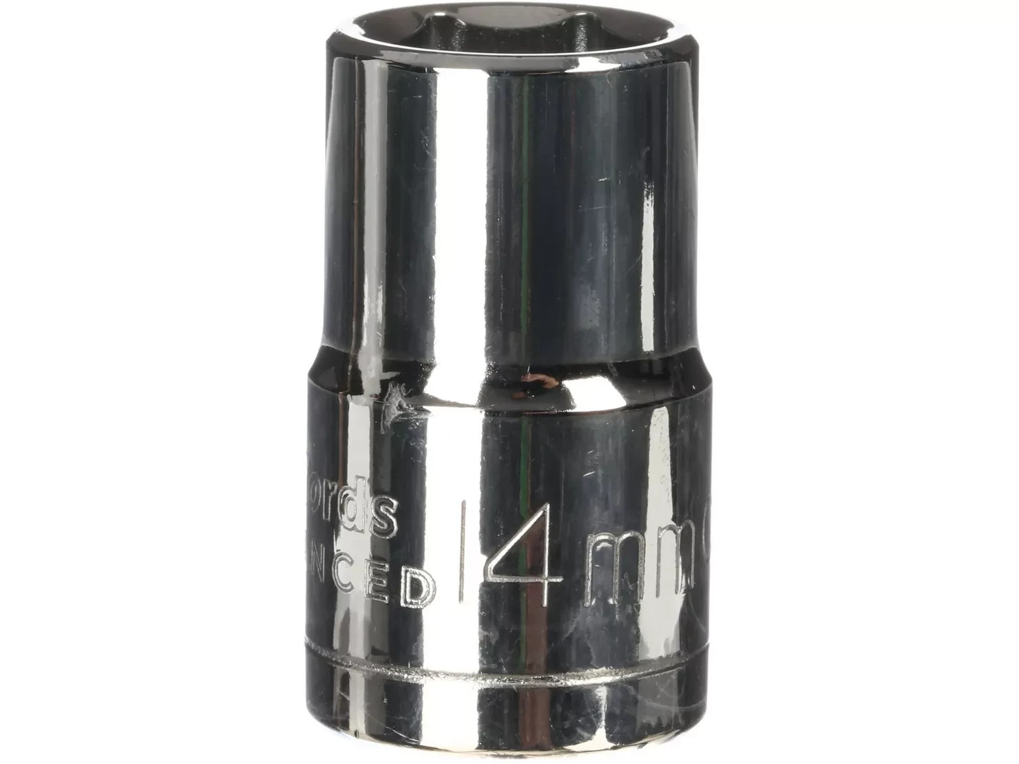 Halfords advanced 14mm 1/2» drive shallow socket 6 point chrome **FREE POST**