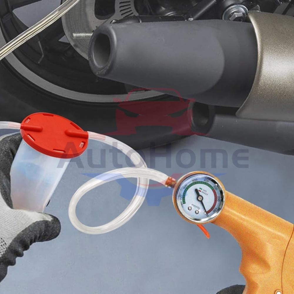 Hand Held Vacuum Pressure Pump Tester Set Brake Fluid Bleeding High-Precision