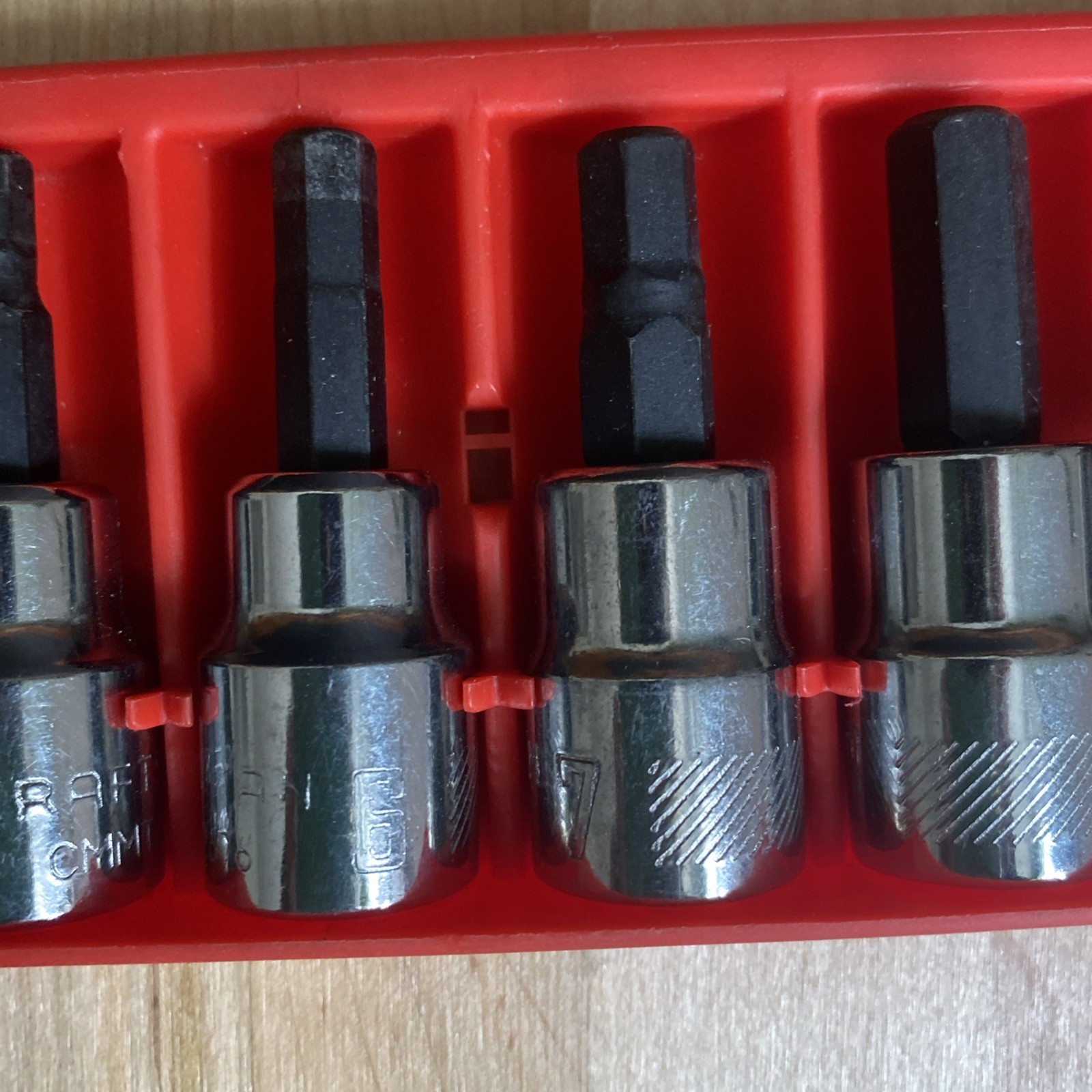 CRAFTSMAN Metric 6 Pc Hex Bit Socket Set 3/8″ Drive 34448 Allen Hex Set