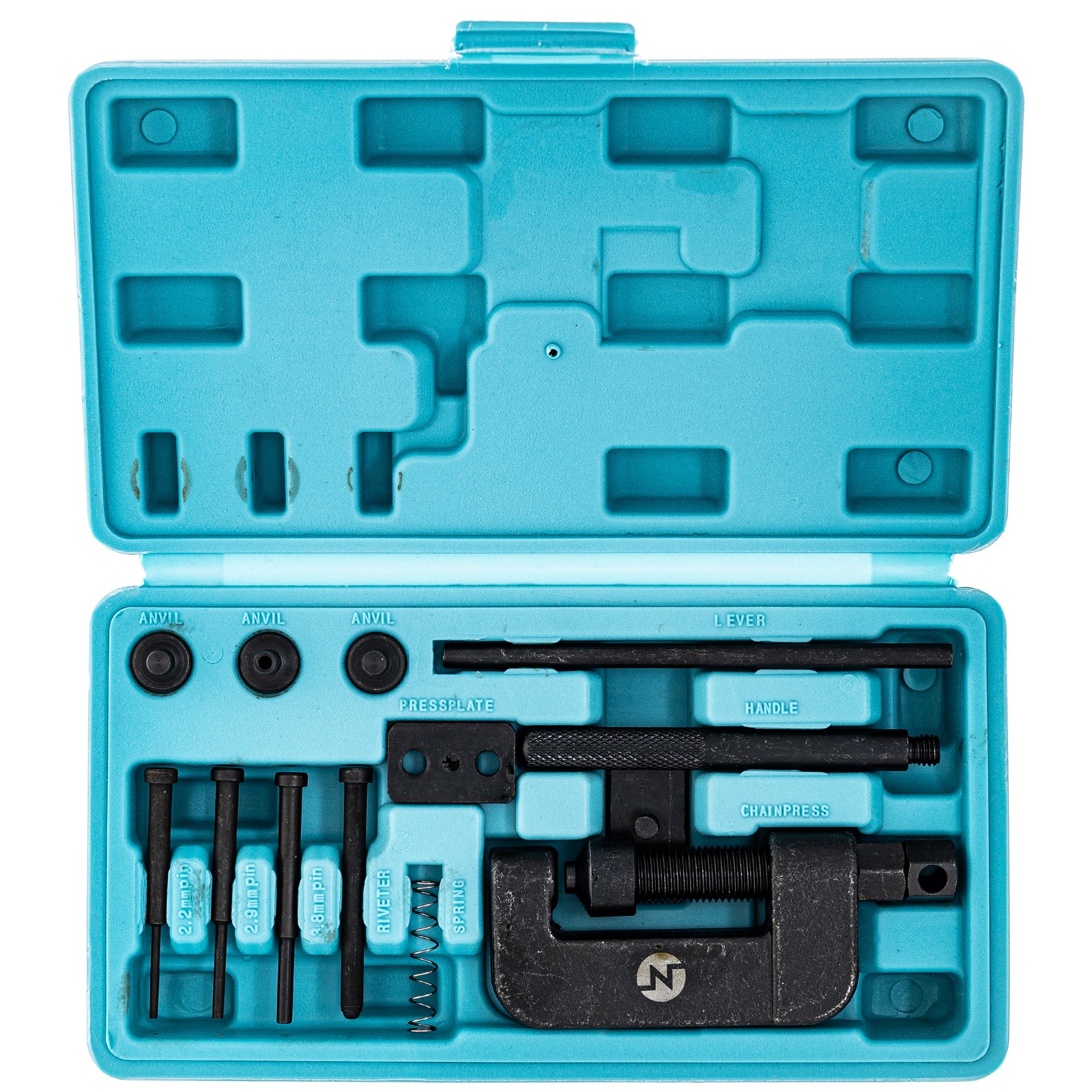 NICHE Chain Cutter Breaker Rivet Tool Kit for ATV Bike Motorcycle 13-Piece Set