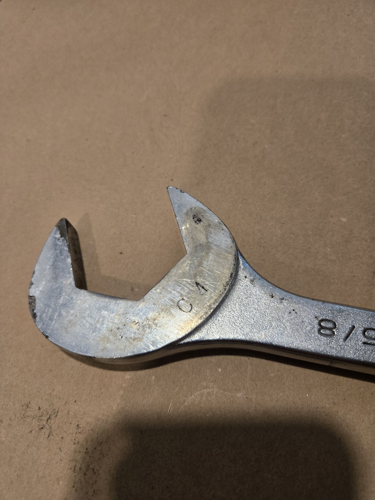 Mac Tools 1-5/8″ SAE Chrome Four Way Angle Head Open End Wrench USA DA52