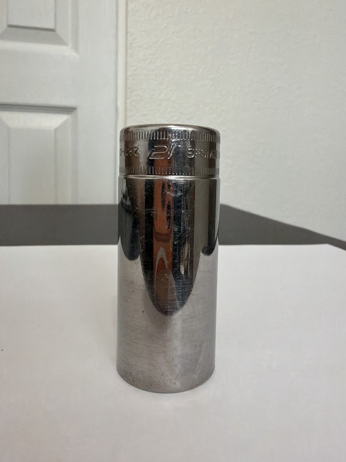 Snap On 3/8″ Drive 6-Point 21mm Deep Chrome Socket SFSM21