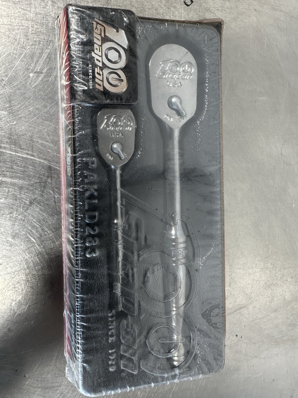 Snap On NEW 100th Anniversary 2pc Mix Drive Chrome Ratchet Set RAT2TFCE