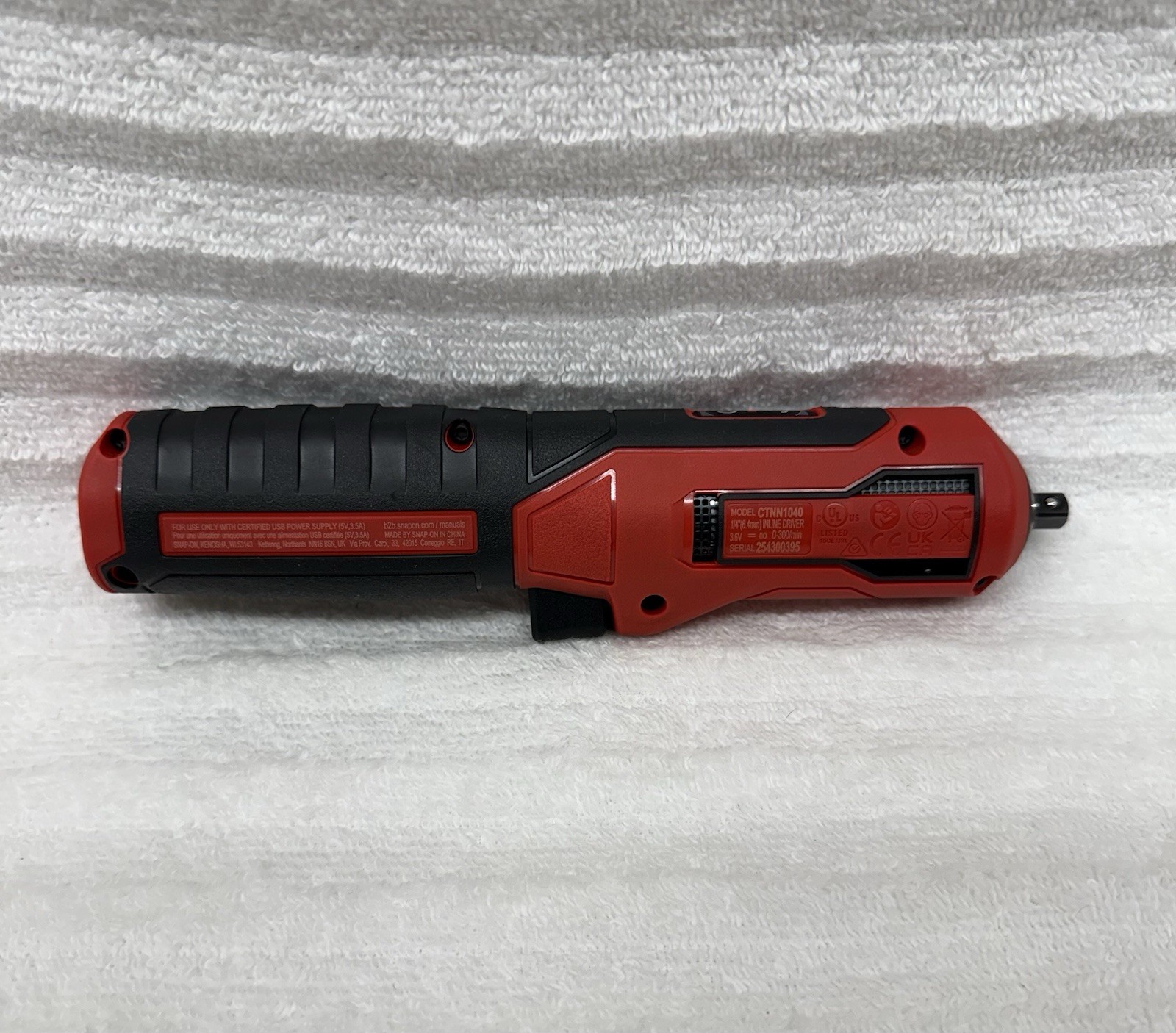 Snap On Tools CTNN13KF Nano/Axcess Tool Kit Red 1/4drive 2pc (No Charger)