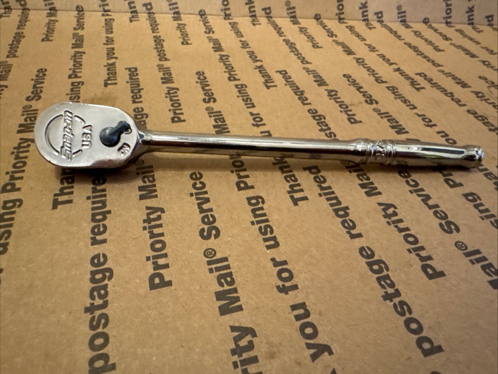 Snap-on 1/4″ Drive Chrome Ratchet TL72 Dual 80™ Tech 6 1/2″ Long