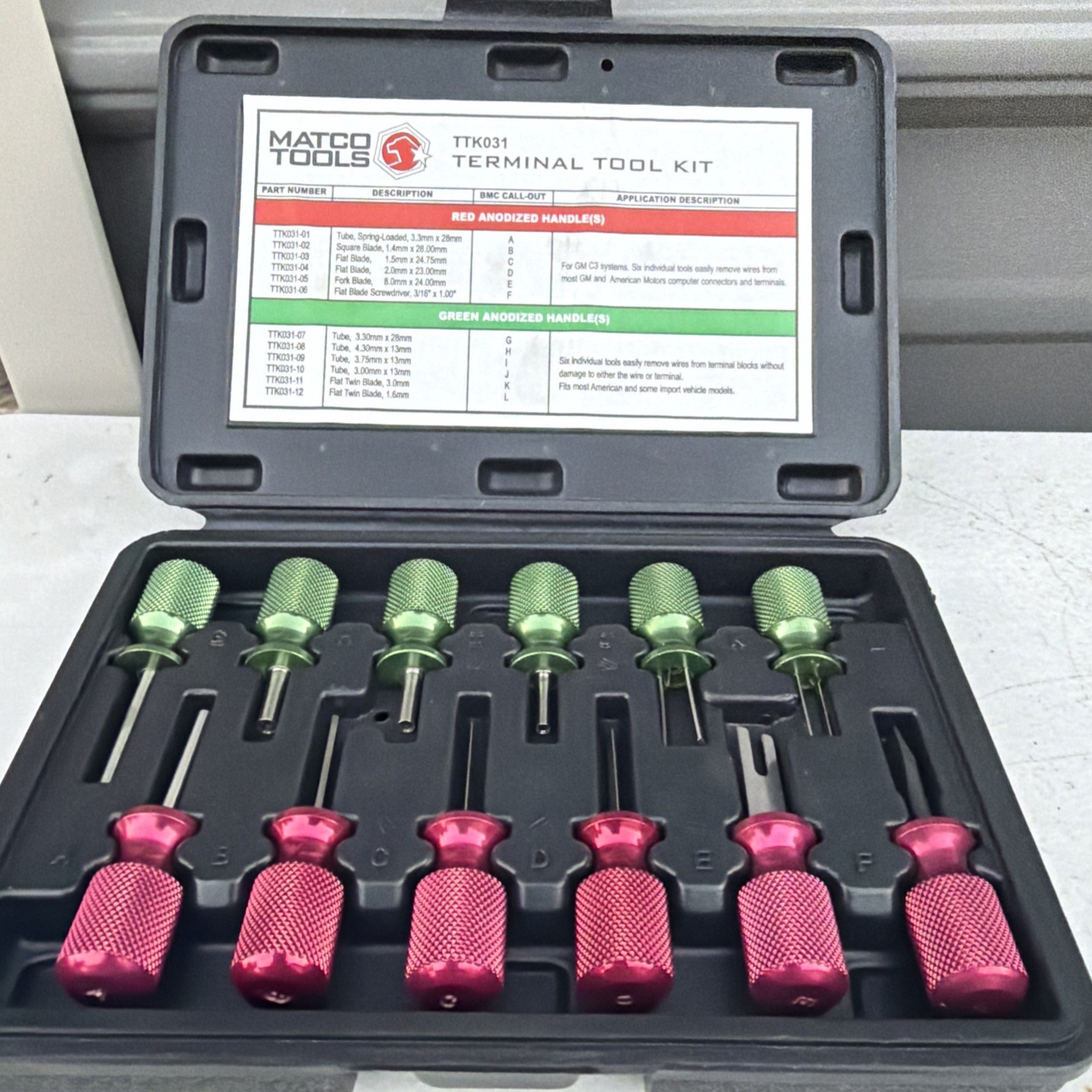 Matco Tools Terminal Tool Kit with Carrying Case TTK031.