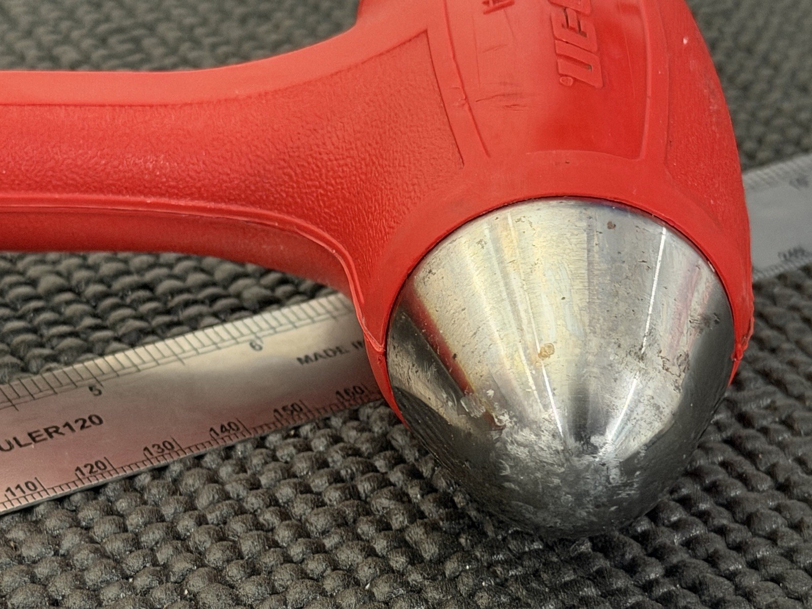 Snap-On 32oz Ball Peen Soft Grip Dead Blow Hammer RED USA🇺🇸 – HBBD32