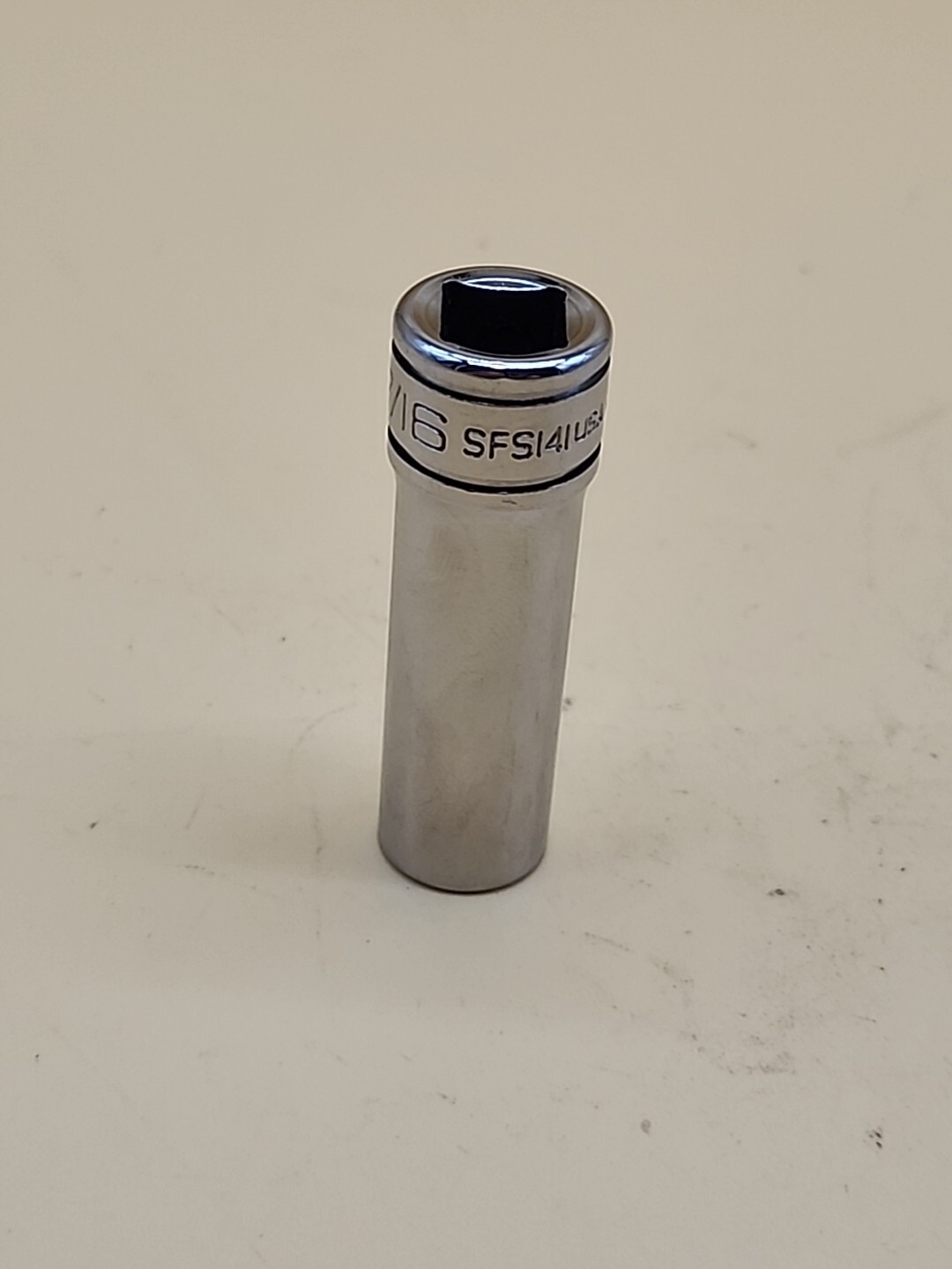 Snap-on Tools SFS141 7/16 In SAE 3/8″ Drive 6 Point Deep Socket