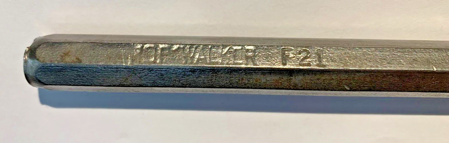 Vintage «POP» Walker P21 Steel Punch, 1/4 inch [e-01]