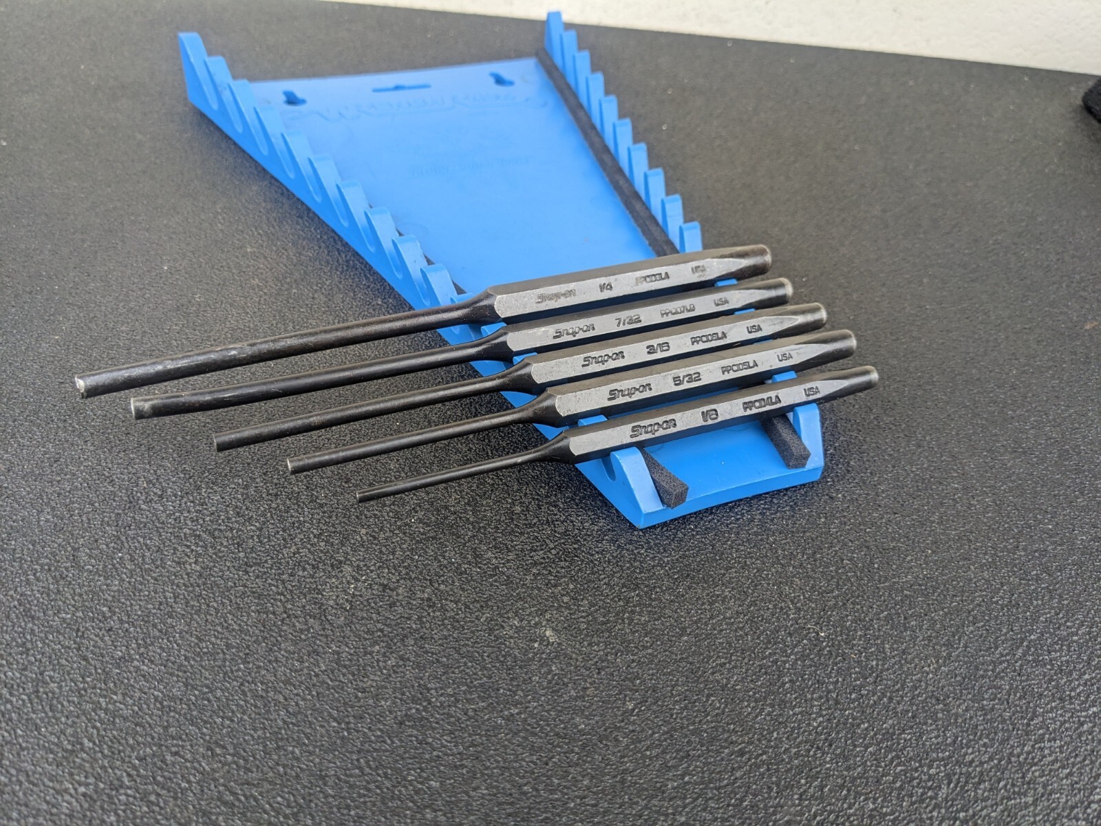 #bk339 SNAP ON PPCL60BK 5 PIECE «LONG» PIN PUNCH SET