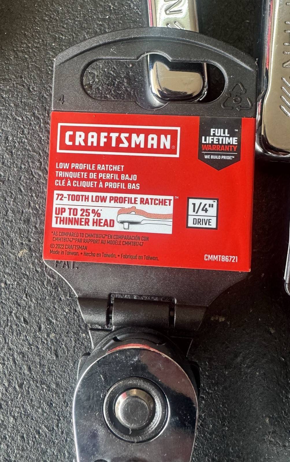 Lot If 15 New Craftsman Ratchets 1/4, 3/8, 1/2 (5 Each)