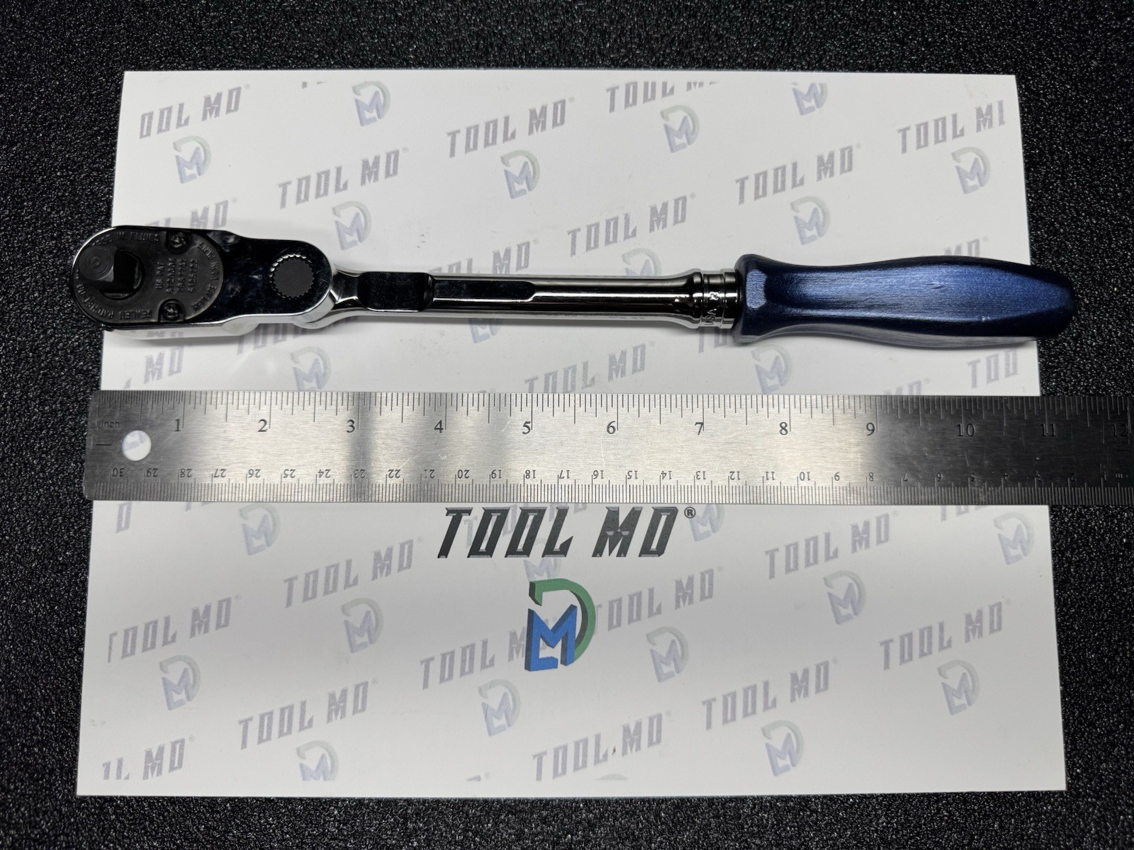 Snap-on Tools USA POWER BLUE 3/8″ Drive Hard Grip Multi-Position Ratchet FHD80MP