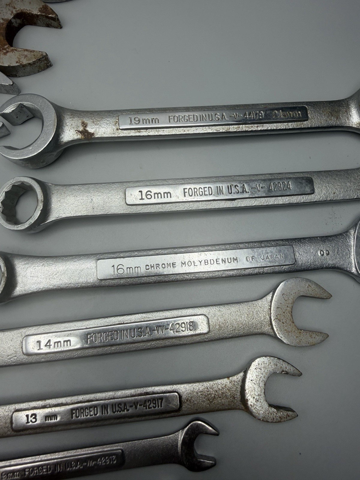 Lot of 23 ~ VTG Craftsman Combination Wrenches SAE & Metric Double Open, Midget