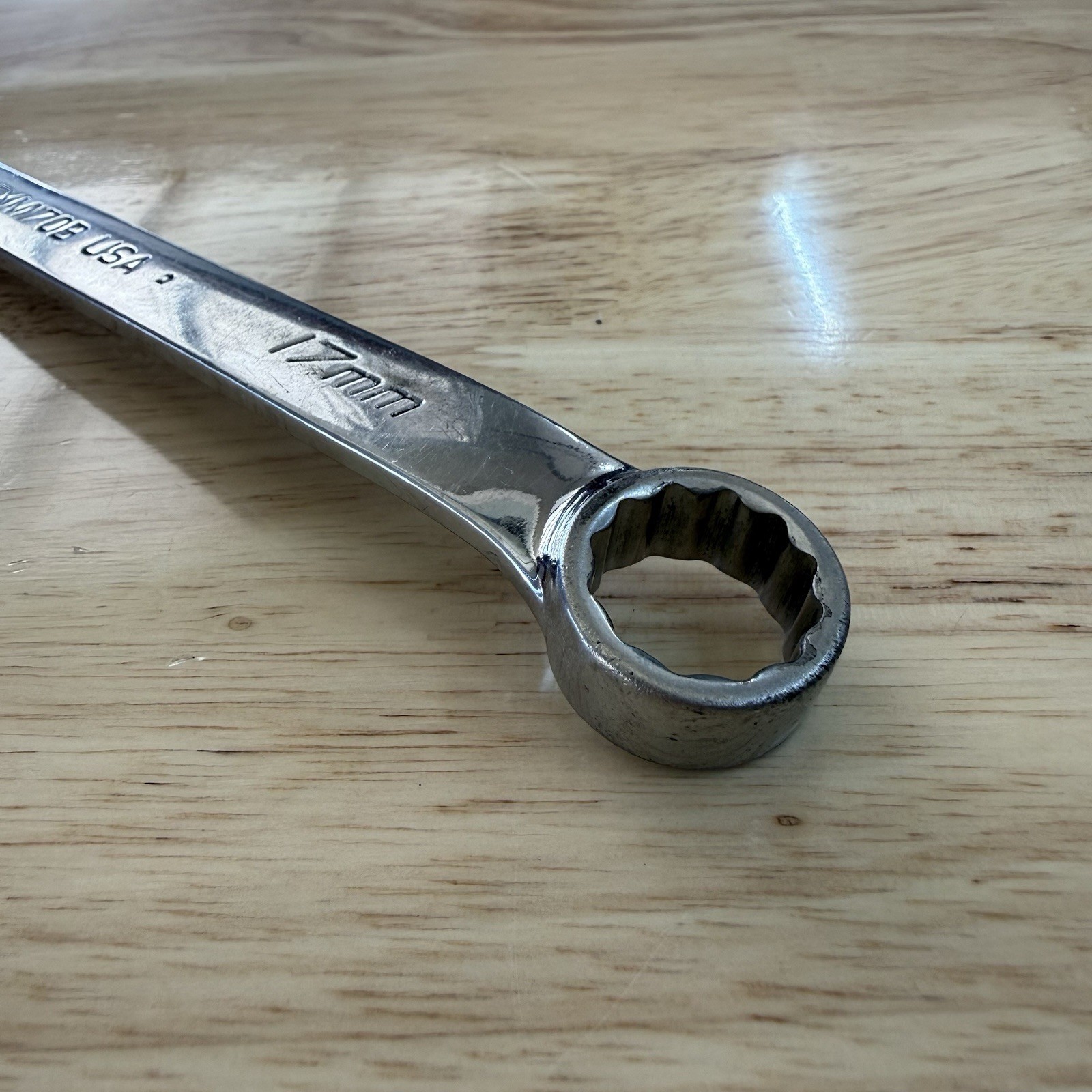Snap-On OEXM170B Combination Wrench – 17mm – 12 Point Box End – USA- Metric