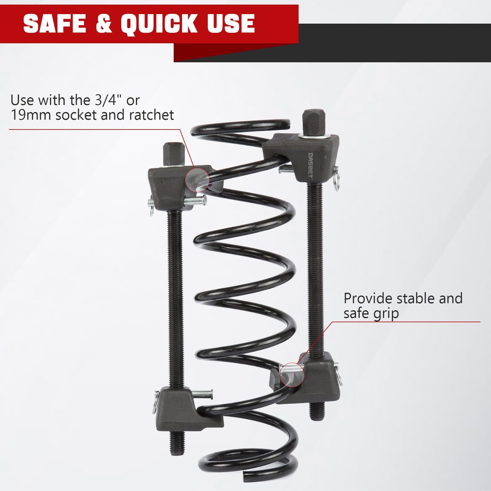 Macpherson Strut Spring Compressor Tool Kit 2PCS Coil Spring Compressor with …