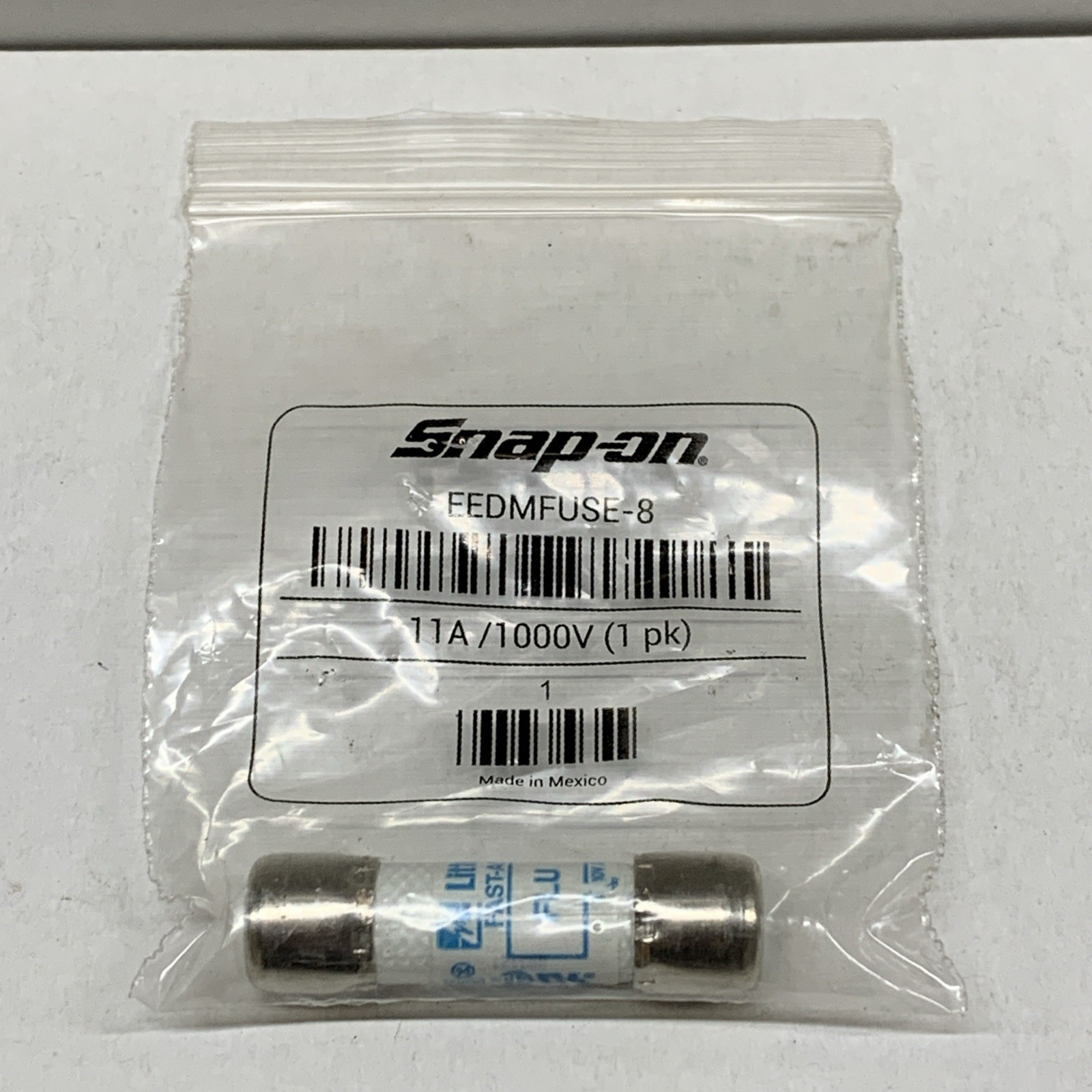 Genuine Snap On Tools EEDMFUSE-8 11Amp 1000v Fuse 1per Pack NEW