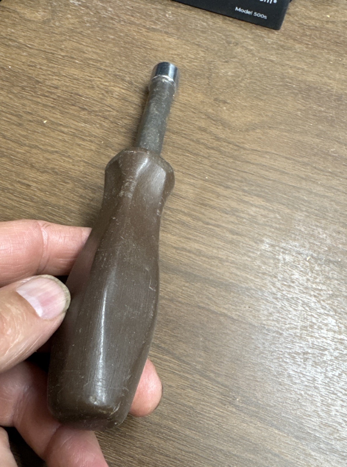 Snap-on Tools NDD114ABR 7/16″ Brown Hard Handle Nut Driver USA Insulated