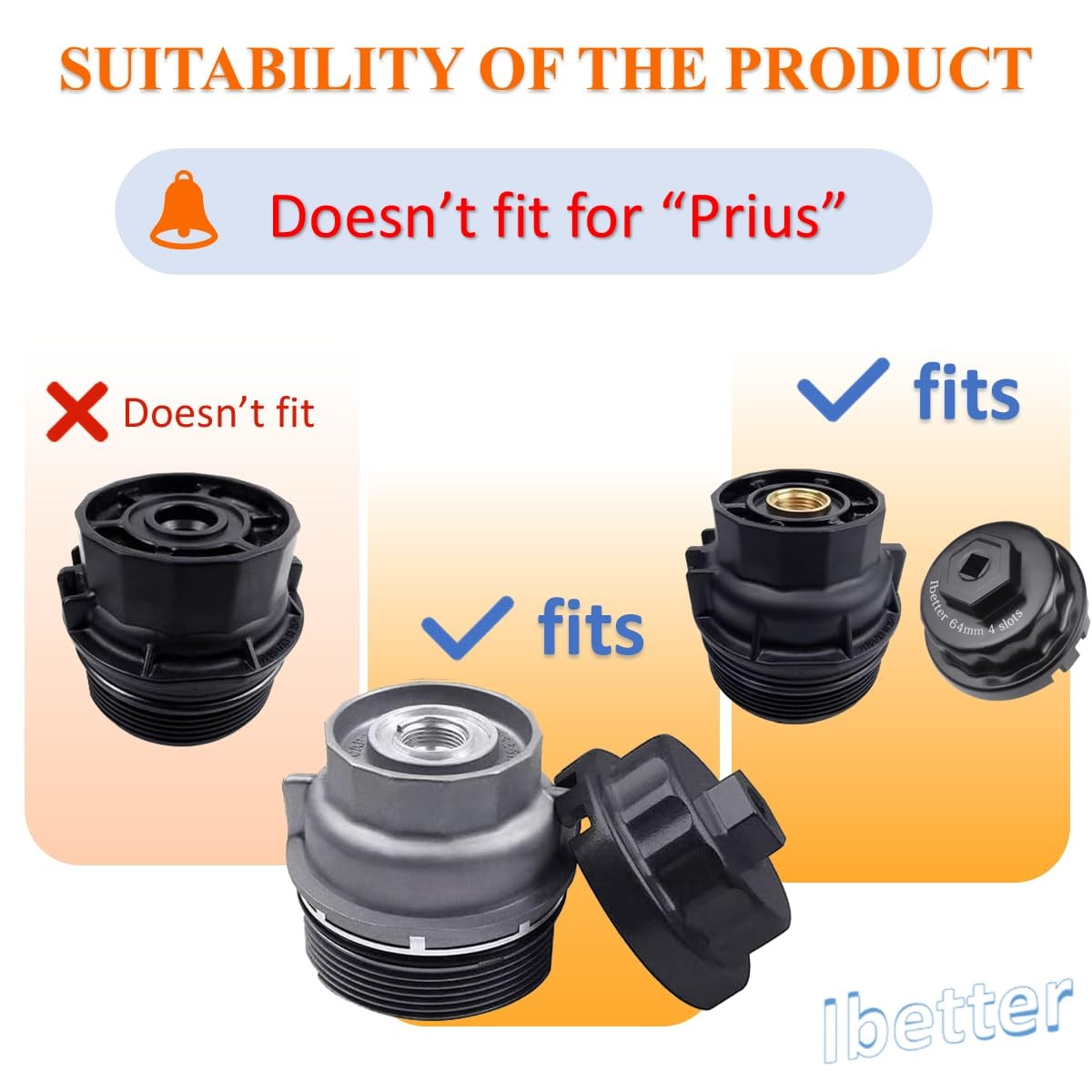 Heavy Duty Oil Filter Wrench for Toyota,Lexus,RAV4,Camry,Tundra,Highlander,Sie