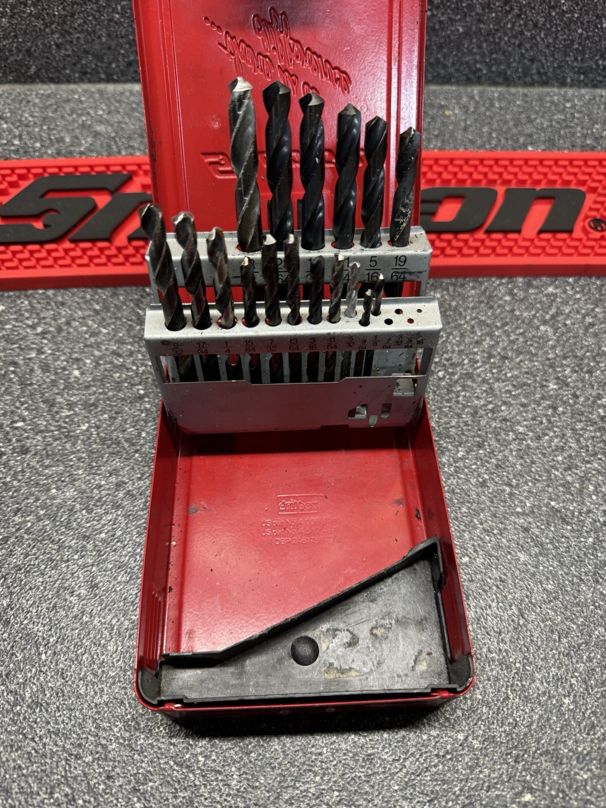 Snap-on™ DB121B High Speed Steel H.S.S. Drill Bit SET Jobber Length 21-pc