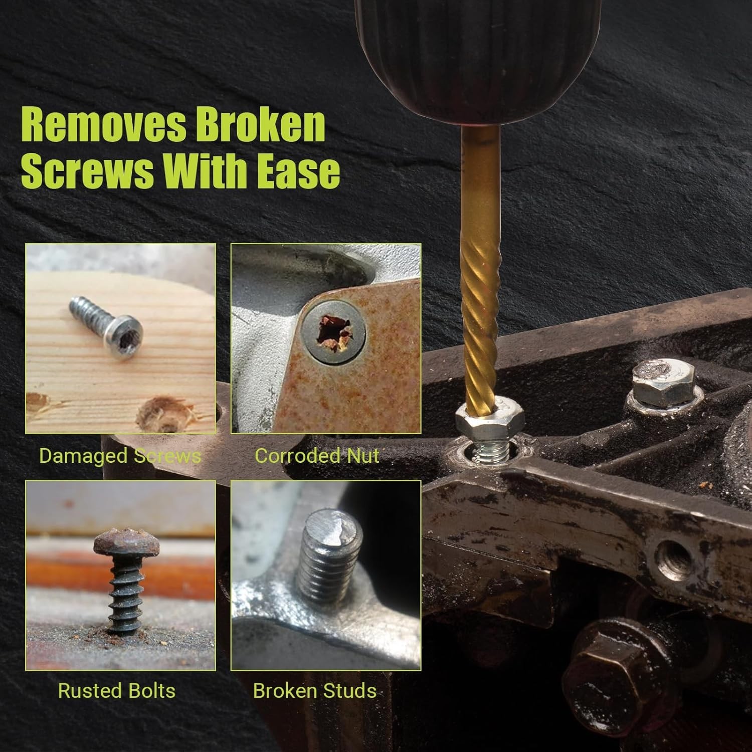 14PC Stripped Screw Extractor Set: Professional Solutions for Damaged Fasteners
