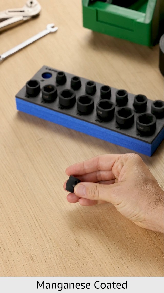 Stubby Impact Socket Set (3/8″ Drive/Metric Set)