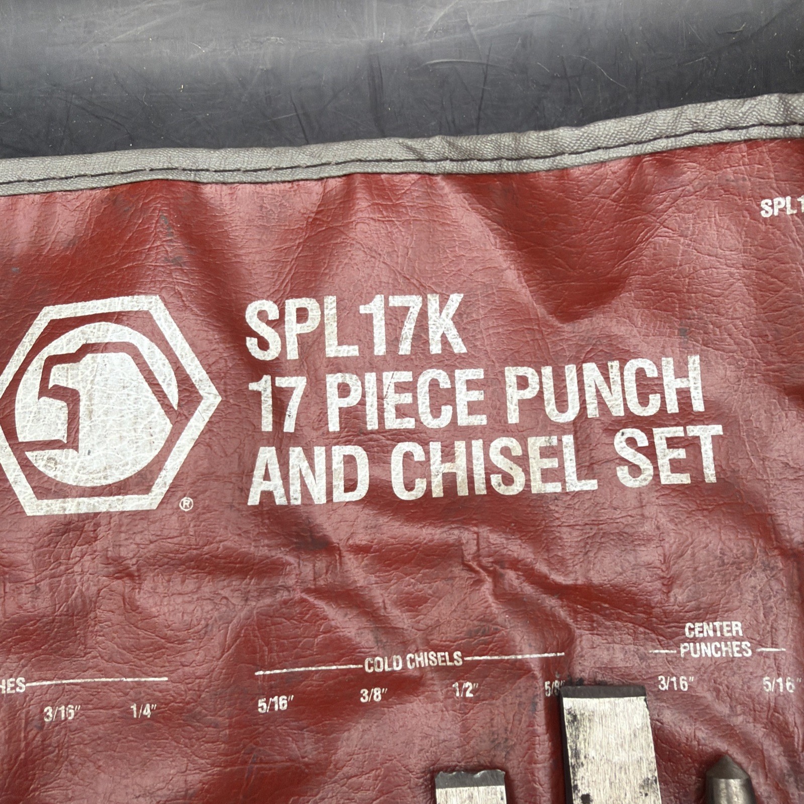 Matco Tools Punch Chisel Set 17-Piece Kit With Storage Pouch SPL17K