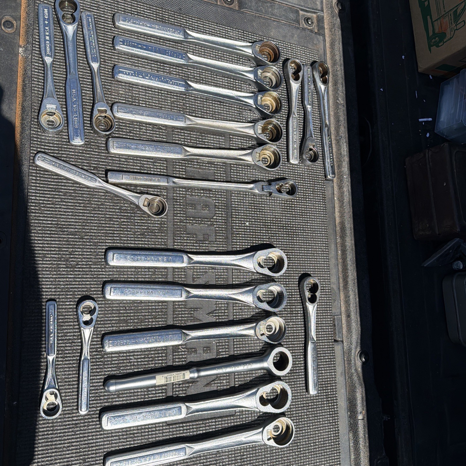 22 Sears Craftsman USA 9 New 13 Used Ratchet Bodies Only No Guts 1/2” 44809 3/8”