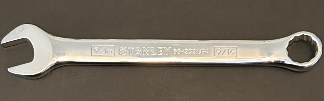 Stanley 9/16″ High Polish Combination Wrench 85-232