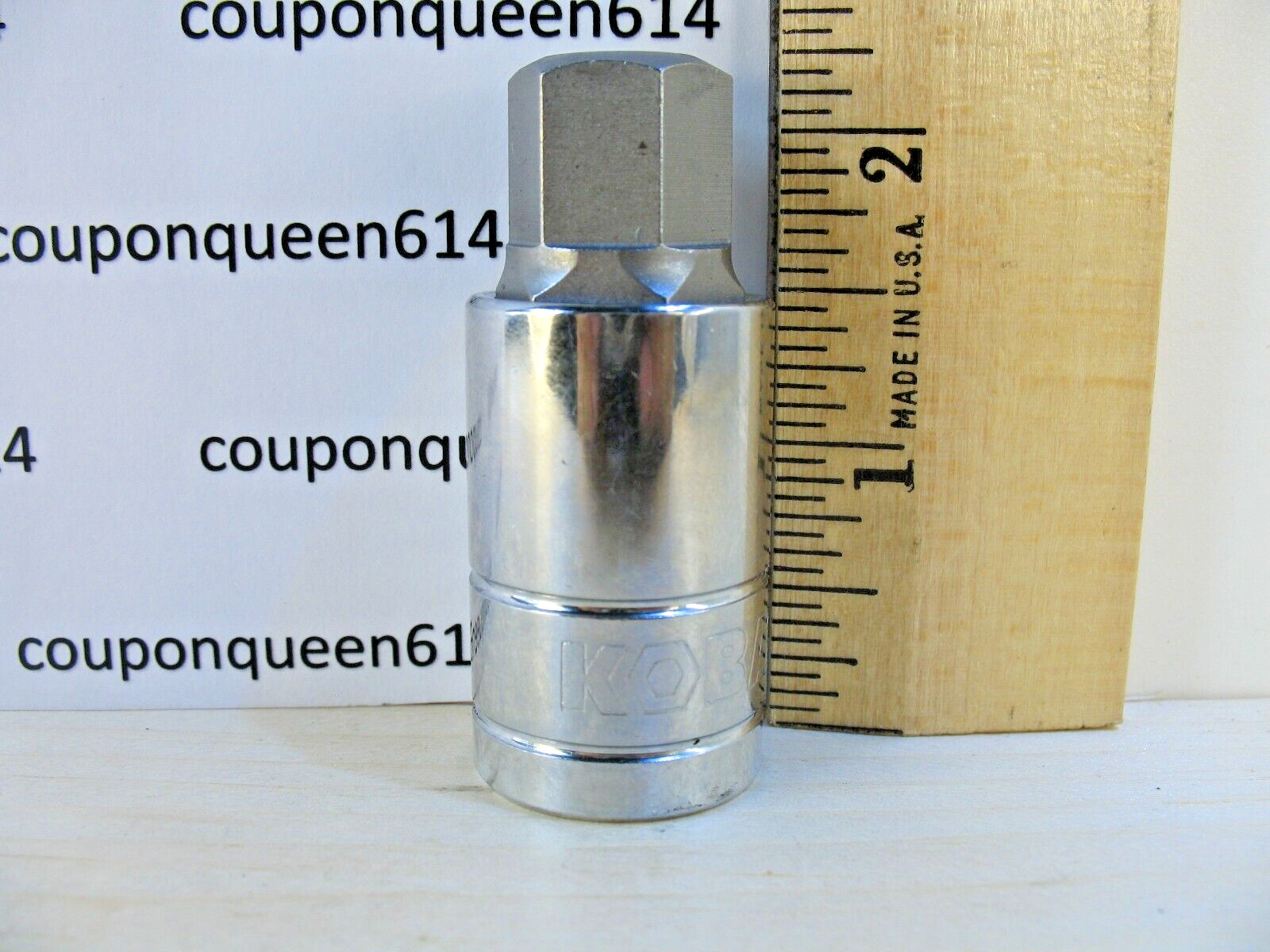 KOBALT 52002-0322, 1/2″ Drive Hex Bit Socket H15mm – Brand New