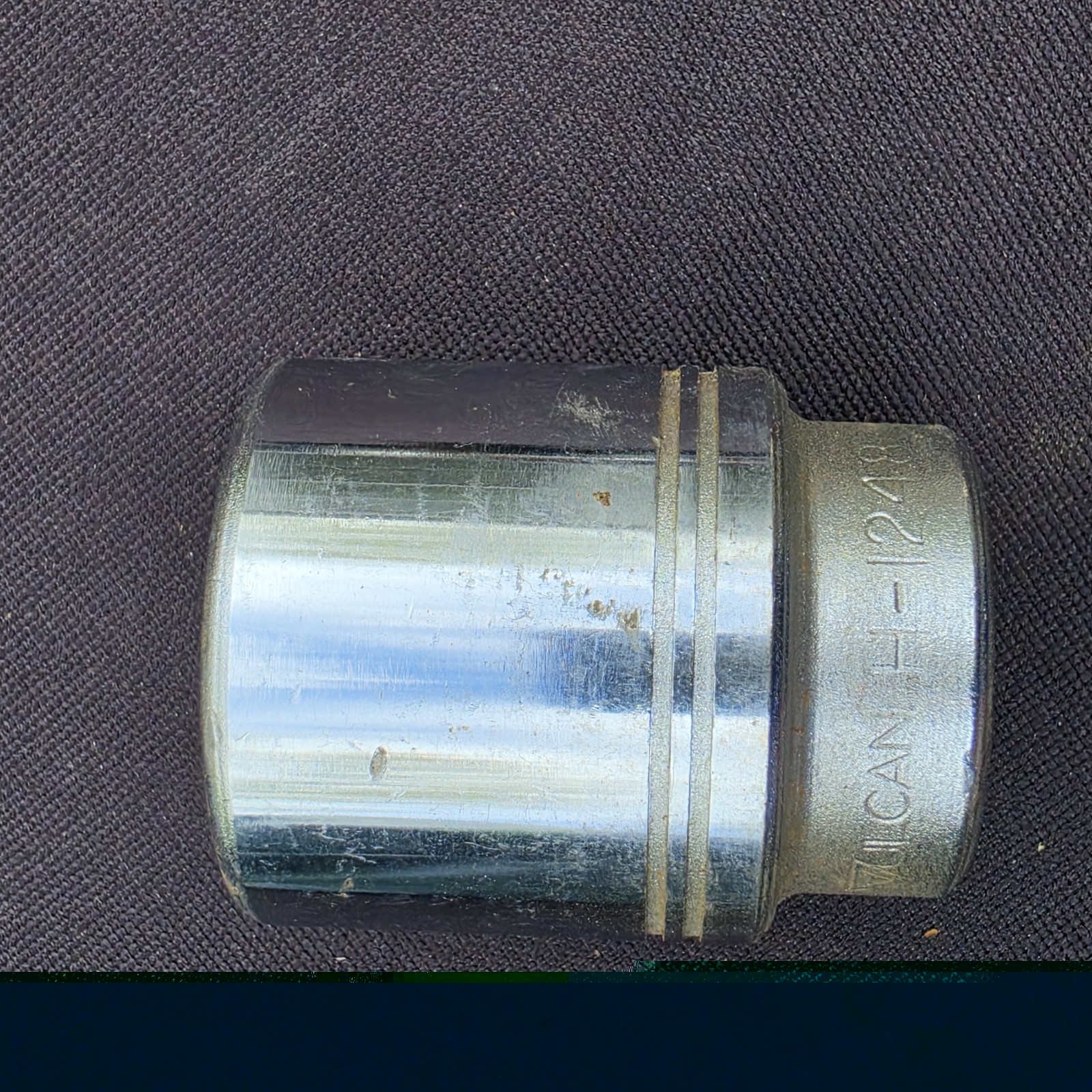Vulcan By Williams USA H-1248 1 1/2″ 3/4″ Drive 12 Point Socket. Clean Vintage