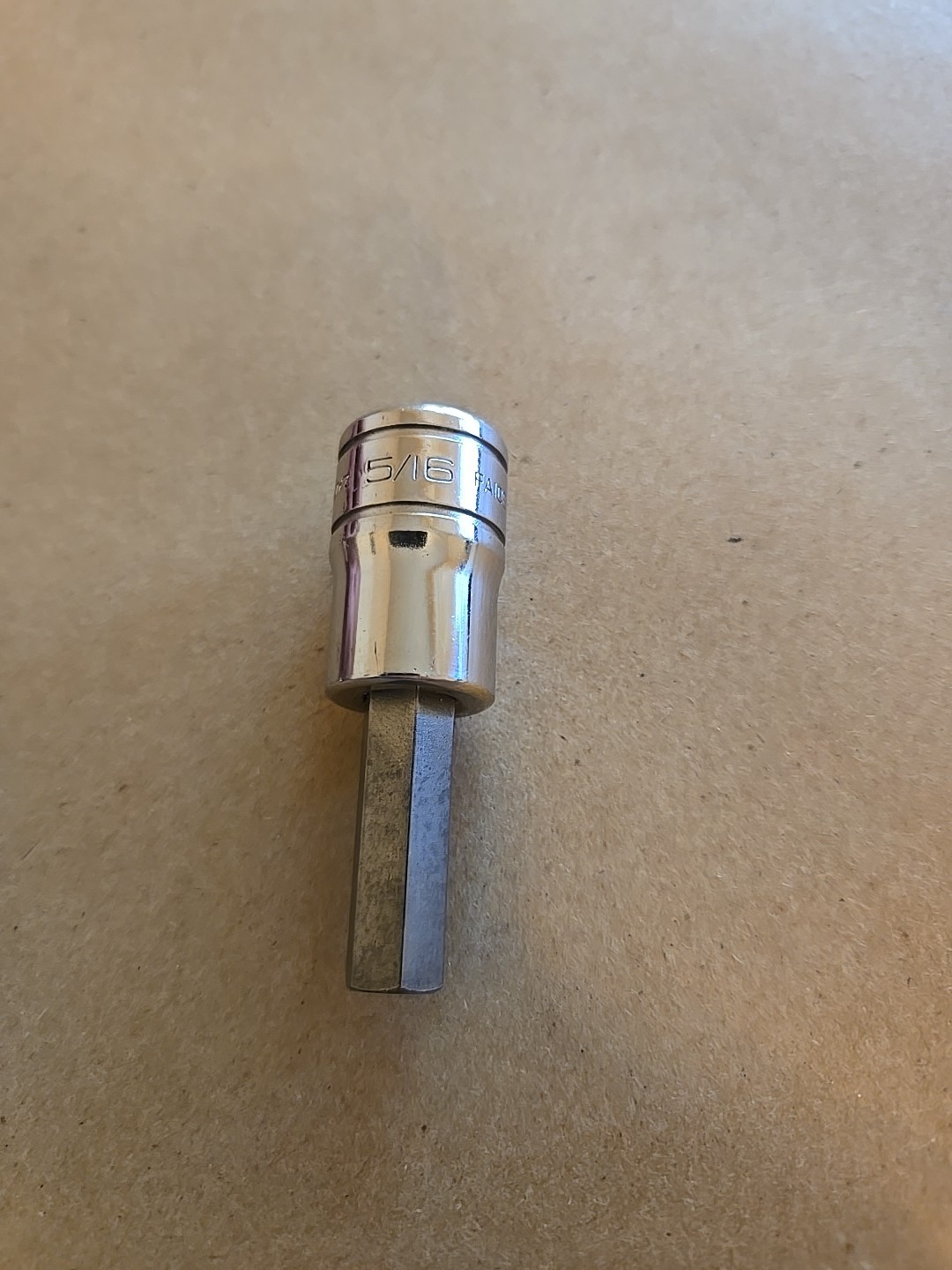 Snap On 3/8″ Drive 5/16″ SAE Hex Bit Driver Socket USA FA10E