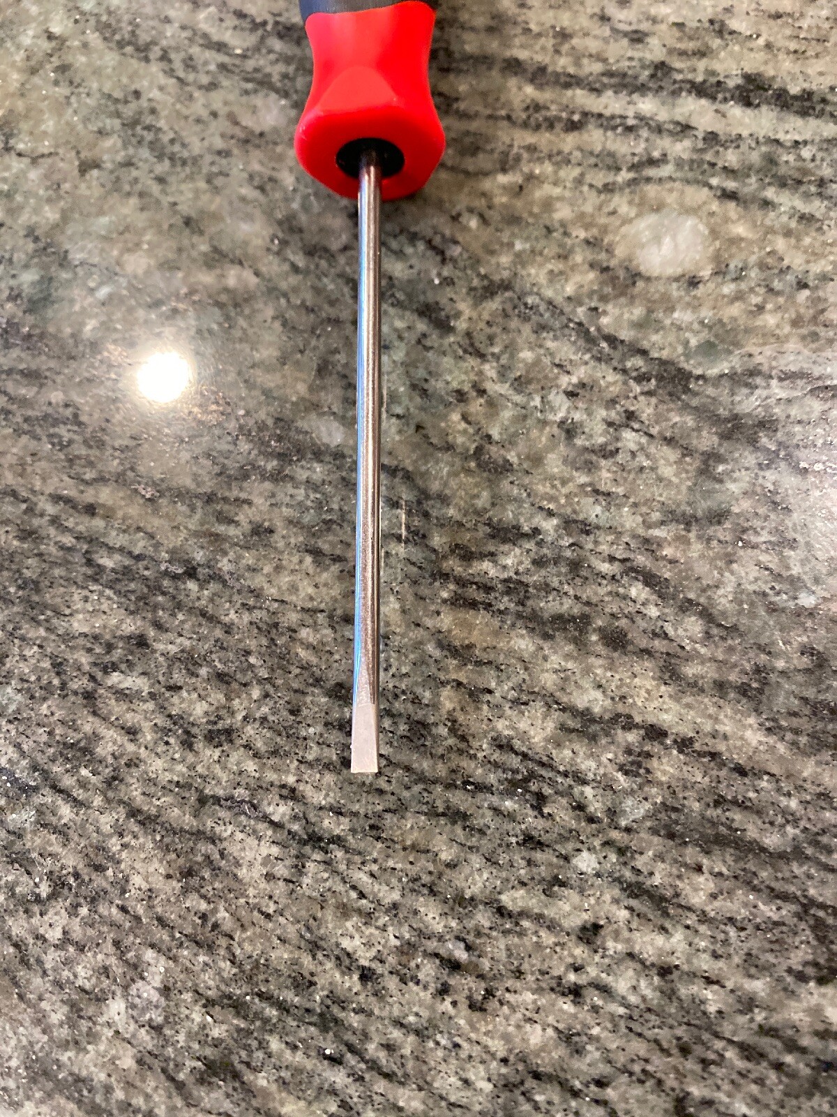 Snap On sgd304b flat tip soft grip mini tip screwdriver red