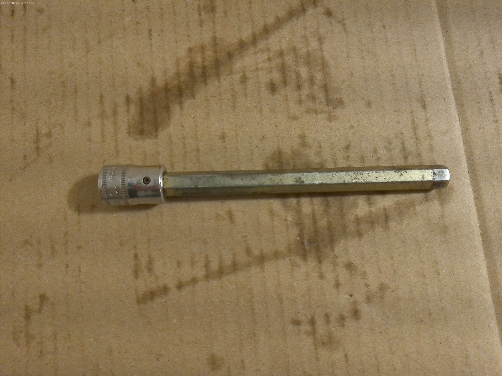 1980 Snap-on Tools 3/8″ Drive Metric 10 mm Extra-Long Hex Socket Driver FAML10