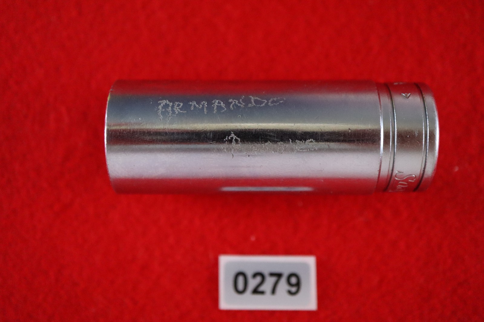 Snap On Tools SFS241 3/4″ Deep Socket 3/8″ Drive 6pt W/ Owner’s Marks. Lot 279
