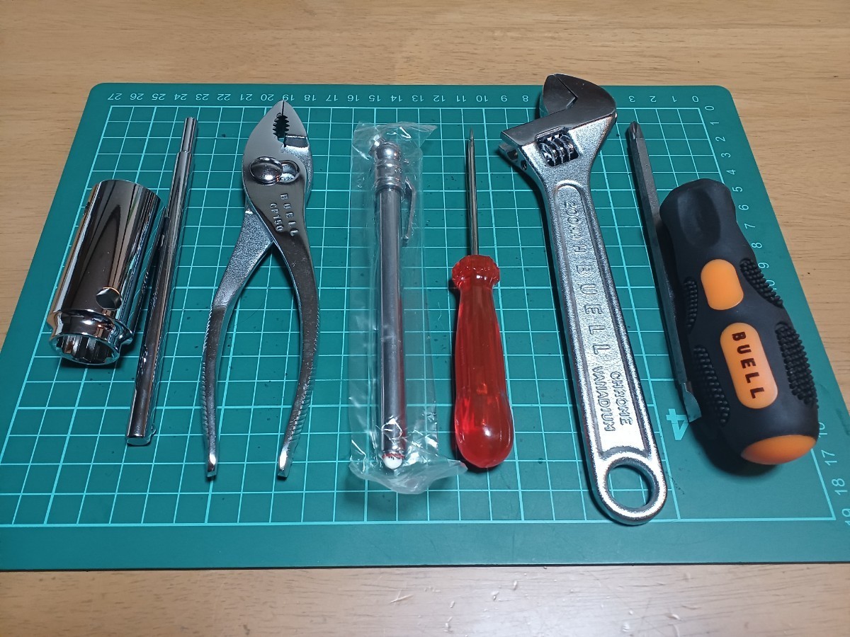 Buell Genuine Motorcycle Tool Kit with Tool Bag Wrench Set