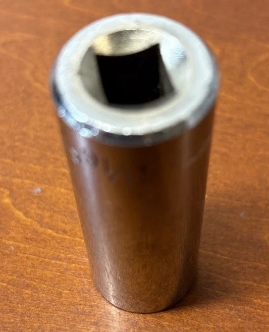 Vintage Craftsman USA 3/8” Drive Deep Well Socket SAE 11/16 EE 43316 Great Con.
