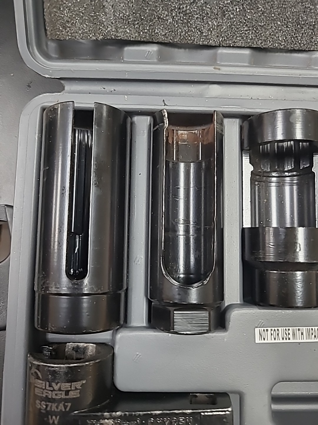 Matco Tools Silver Eagle 7 Piece Oxygen Sensor Socket Set SS7KA (Used)