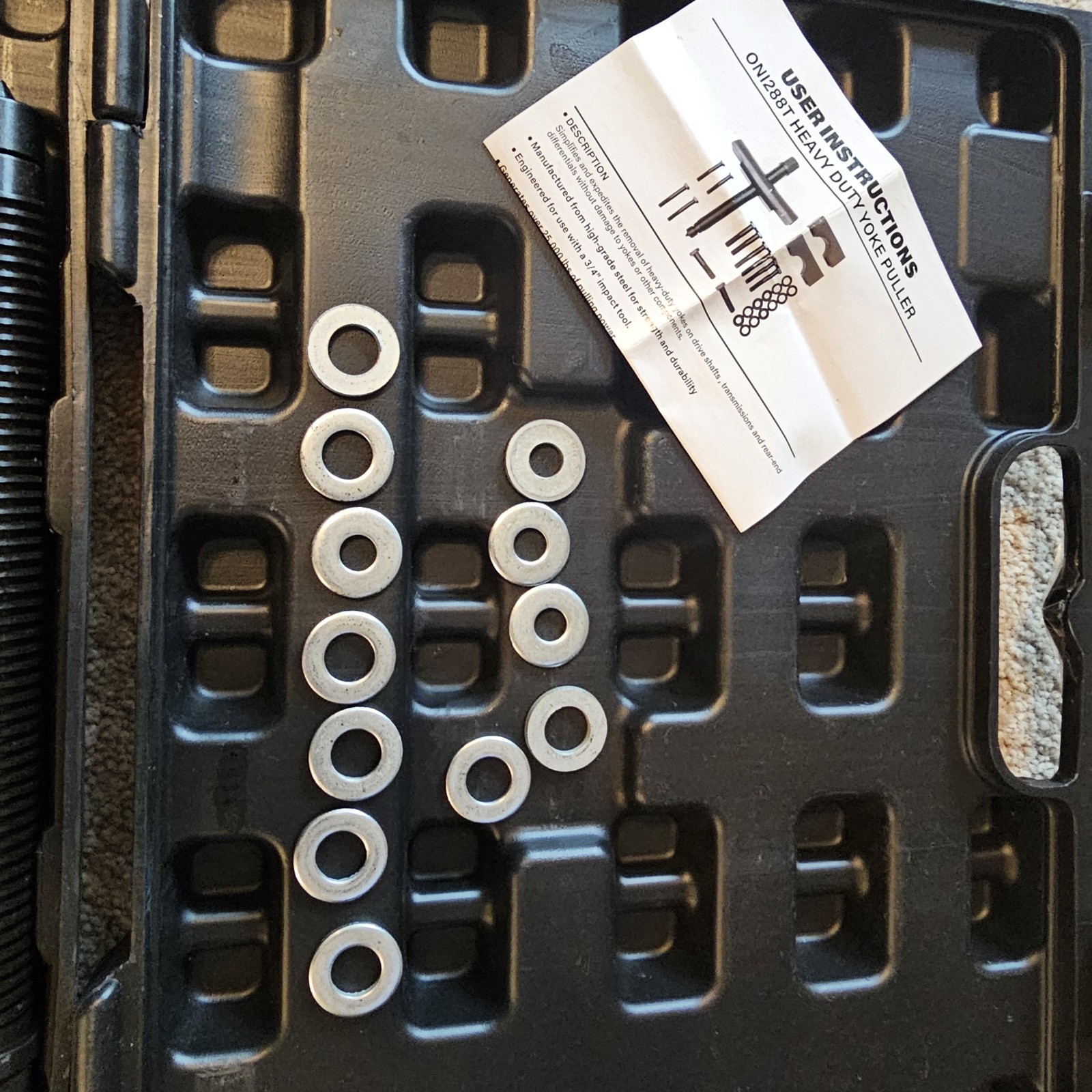 Heavy Duty Yoke Puller 10803 For Spicer & Meritor 1610-1810