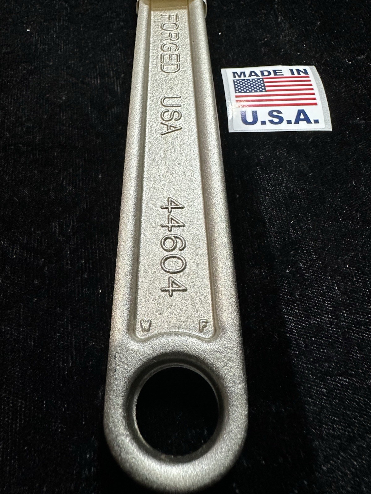 NOS 🔥 Craftsman USA 10″ 250mm Adjustable Wrench Satin 44604 MINT With Tag