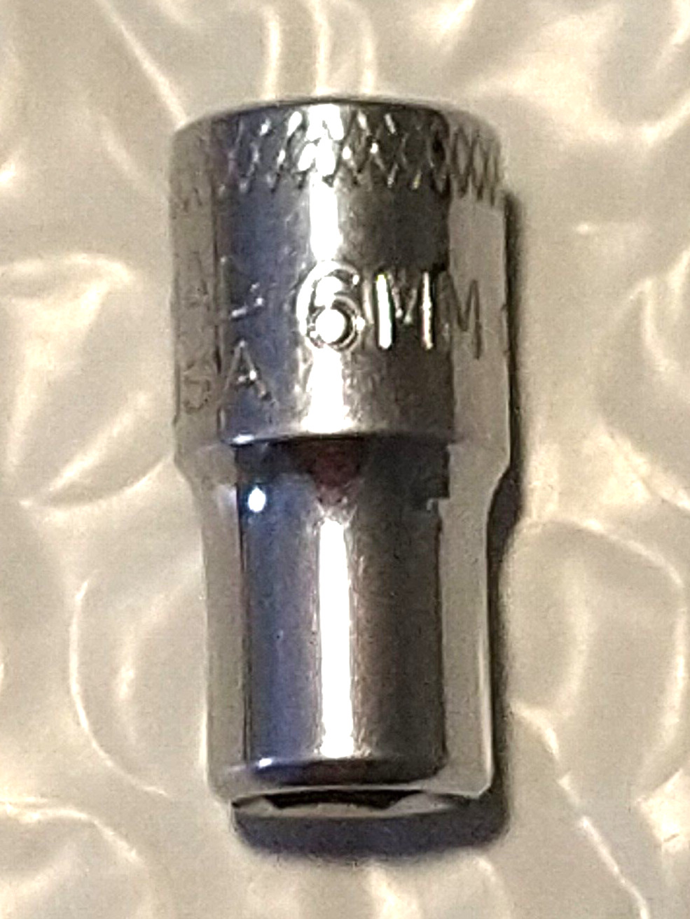 MAC TOOLS M6-6MM. 1/4″ DRIVE, 6MM. SOCKET, SHALLOW, 6 POINT.